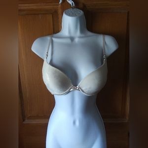 Vanity Fair padded beige bra, 34B